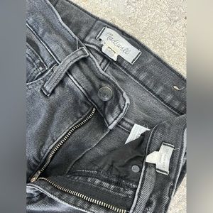 Madewell Black Denim Skinny Jeans